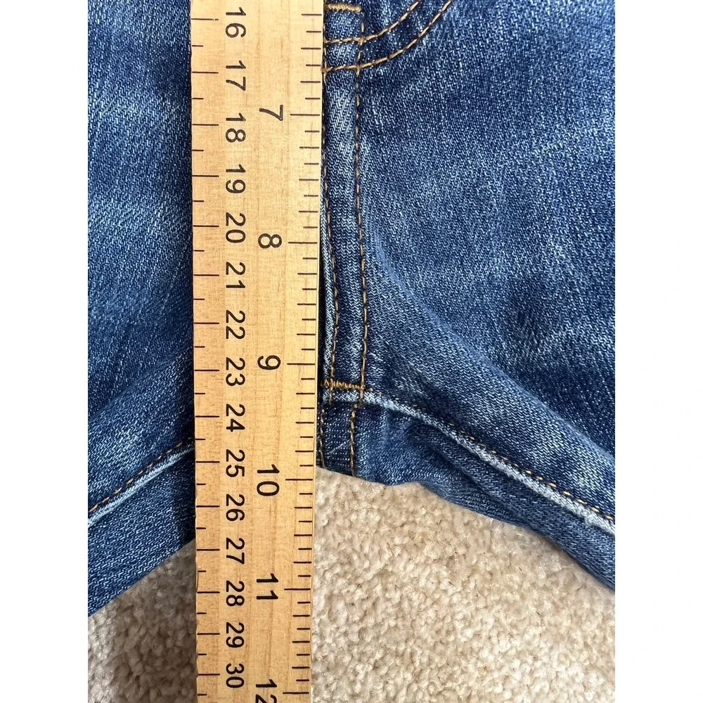 J Crew Driggs Slim Fit Jeans Mens 29x32‎ Blue Denim Distressed Pockets